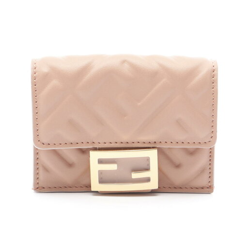 フェンディ FENDI マイクロ 三つ折り財布 財布 レザー レディース ピンク系 8M0395AAJDF1SK3 【新品】 フェンディ FENDI マイクロ 三つ折り財布 財布 レザー レディース ピンク系 8M0395AAJDF1SK3 【新品】