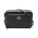 ≪15%OFFクーポン対象≫ディオール Dior カロ ダブルポーチ ショルダーバッグ バッグ レザー レディース ブラック系 S7431UBAE 【中古】