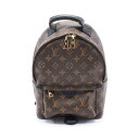 【4千円OFFクーポン対象】ルイ・ヴィトン LOUIS VUITTON パームスプリングスPM リュックサック バックパック バッグ PVCコーティングキャンバス レザー モノグラム レディース ブラウン系 / ブラック系 M41560 【中古】