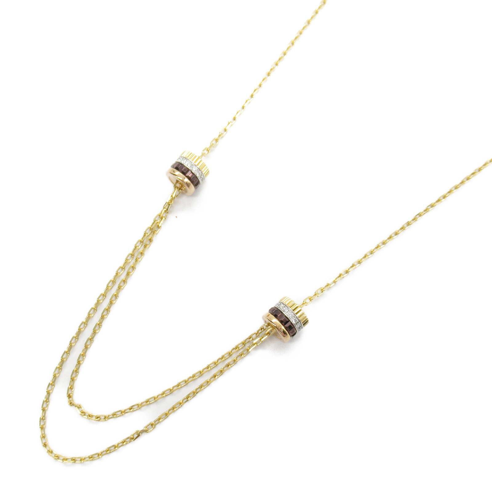 ≪全品5%OFF&まとめ買い対象≫ブシュロン Boucheron キャトルクラシック ネックレス ダイヤ ネックレス ジュエリー K18(イエローゴールド) K...