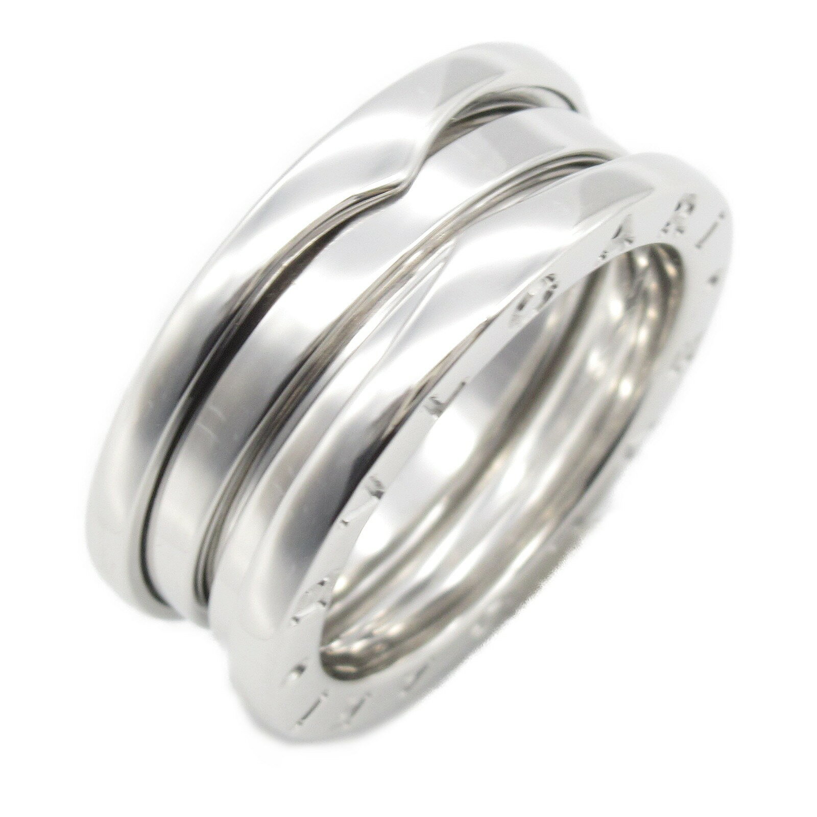 ≪10%OFFクーポン対象≫ブルガリ BVLGARI B-zero1 ビーゼロワン リング リング・指輪 ジュエリー K18WG(ホワイトゴールド) メンズ レディース シルバー系 【中古】