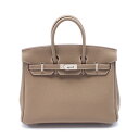 ≪8万円OFFクーポン対象≫エルメス HERMES バーキン25 ハンドバッグ バッグ レザー トゴ トゴ レディース ブラウン系 【中古】