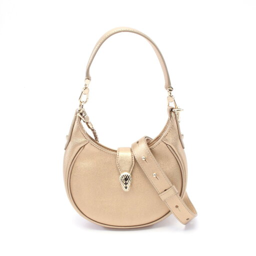 ブルガリ BVLGARI セルペンティ エリプス ハンドバッグ バッグ レザー レディース ゴールド系 【中古】 ブルガリ BVLGARI セルペンティ エリプス ハンドバッグ バッグ レザー レディース ゴールド系 【中古】