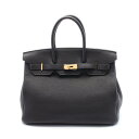 エルメス HERMES バーキン35 ハンドバッグ バッグ レザー トゴ トゴ レディース ブラック系 027634CC 【中古】(4)