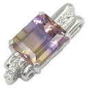 ジュエリー JEWELRY トルマリン ダイヤモンド トップ ペンダントトップ ジュエリー K18WG(ホワイトゴールド) ダイヤモンド トルマリン レディース クリア系 / パープル系 トルマリン 5.1g 【中古】