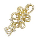 ≪10%OFFクーポン対象≫ジュエリー JEWELRY ダイヤモンド ブローチ ブローチ アクセサリー K18(イエローゴールド) ダイヤモンド レディース ク...