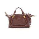 【4千円OFFクーポン対象】クロエ Chloe Paraty 24 スモールバック ハンドバッグ バッグ レザー レディース ブラウン系 CHC24AS751N8225A 【新品】
