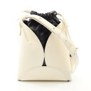 ジルサンダー JIL SANDER CURVE SMALL ショルダーバッグ バッグ レザー レディース ホワイト系 / ブラック系 J07WG0082P7101106 【新品】(4)