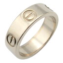 カルティエ CARTIER ラブリング リング・指輪 ジュエリー K18WG(ホワイトゴールド) メンズ レディース シルバー系 【中古】