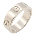 カルティエ CARTIER ラブリング リング・指輪 ジュエリー K18WG(ホワイトゴールド) メンズ レディース シルバー系 【中古】