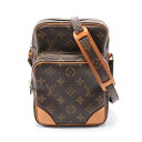 ルイ・ヴィトン LOUIS VUITTON アマゾン ショルダーバッグ バッグ PVCコーティングキャンバス レザー モノグラム レディース ブラウン系 M45236 【中古】