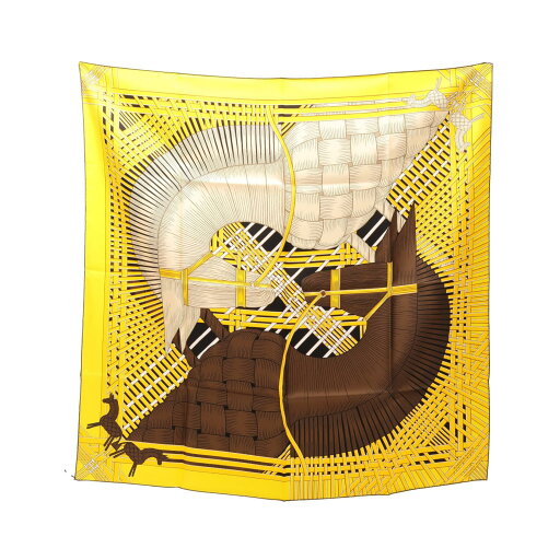 ≪10%OFFクーポン対象≫エルメス HERMES カレ90 MASAN&MASAN スカーフ 衣料品 シルク シルク レディース イエロー系 / ブラウン系 / マルチカラー 【中古】 ≪10%OFFクーポン対象≫エルメス HERMES カレ90 MASAN&MASAN スカーフ 衣料品 シルク シルク レディース イエロー系 / ブラウン系 / マルチカラー 【中古】