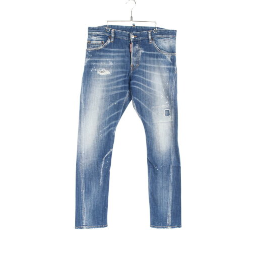 ディースクエアード DSQUARED2 SEXY TWIST JEAN セクシーツイスト デニムパンツ 衣料品 ボトムス コットン ポリウレタン メンズ ブルー系 S74LB0669 【中古】 ディースクエアード DSQUARED2 SEXY TWIST JEAN セクシーツイスト デニムパンツ 衣料品 ボトムス コットン ポリウレタン メンズ ブルー系 S74LB0669 【中古】