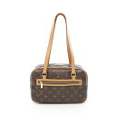 ルイ・ヴィトン LOUIS VUITTON シテMM ショルダーバッグ バッグ PVCコーティングキャンバス レザー モノグラム レディース ブラウン系 M51...