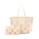 ルイ・ヴィトン LOUIS VUITTON ネヴァーフルMM ショルダーバッグ バッグ レザー モノグラム・アンプラント レディース アイボリー系 / オレンジ...
