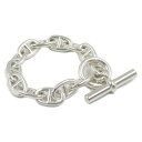 ≪7%OFFクーポン対象≫エルメス HERMES シェーヌダンクルTGM 13コマ ブレスレット アクセサリー シルバー925 メンズ レディース シルバー系 ...