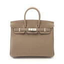≪7%OFFクーポン対象≫エルメス HERMES バーキン25 ハンドバッグ バッグ レザー トゴ トゴ レディース ブラウン系 【中古】