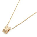 ≪10%OFFクーポン対象≫ブルガリ BVLGARI B-zero1 ビーゼロワン ネックレス ダイヤ ネックレス ジュエリー K18PG(ピンクゴールド) ダ...