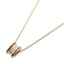 ブルガリ BVLGARI B-zero1 ビーゼロワン ロック ネックレス セラミック ネックレス ジュエリー K18PG(ピンクゴールド) セラミック メンズ...