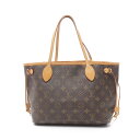 ≪3%OFFクーポン×P3倍≫ルイ・ヴィトン LOUIS VUITTON ネヴァーフルPM モノグラム トートバッグ バッグ PVCコーティングキャンバス レザー レディース ブラウン系 M40155 【中古】