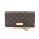 ルイ・ヴィトン LOUIS VUITTON ウォレット オン チェーン リリー モノグラム ショルダーバッグ バッグ PVCレザー レディース ブラウン系 M82509 【中古】