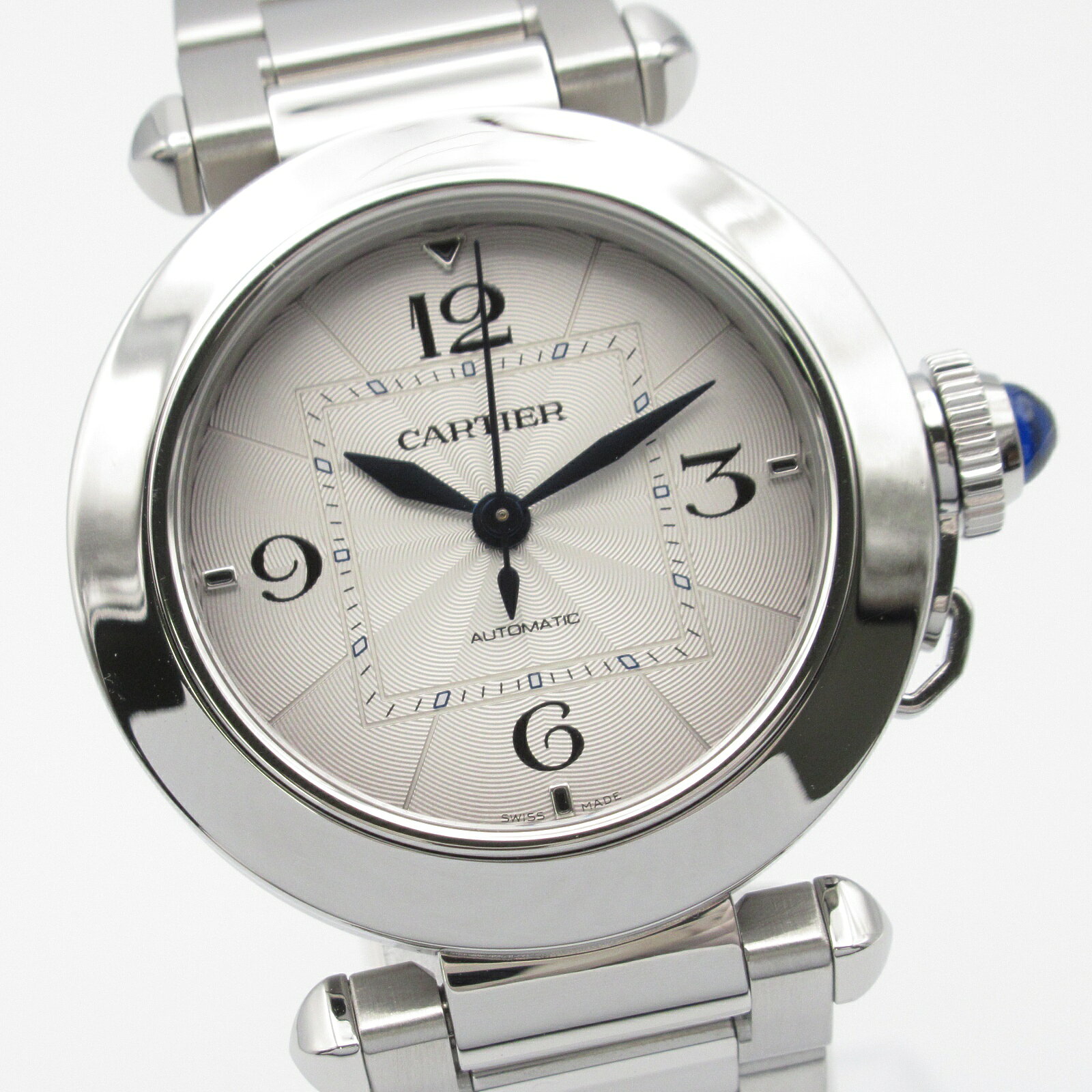 ≪5%OFFクーポン対象≫カルティエ CARTIER パシャ 腕時計 時計 ステンレススチール ボーイズ シルバー系 WSPA0013 【中古】