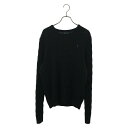 ポロ・ラルフローレン POLO RALPH LAUREN ニット ニット 衣料品 トップス コットン メンズ ブラック系 【中古】