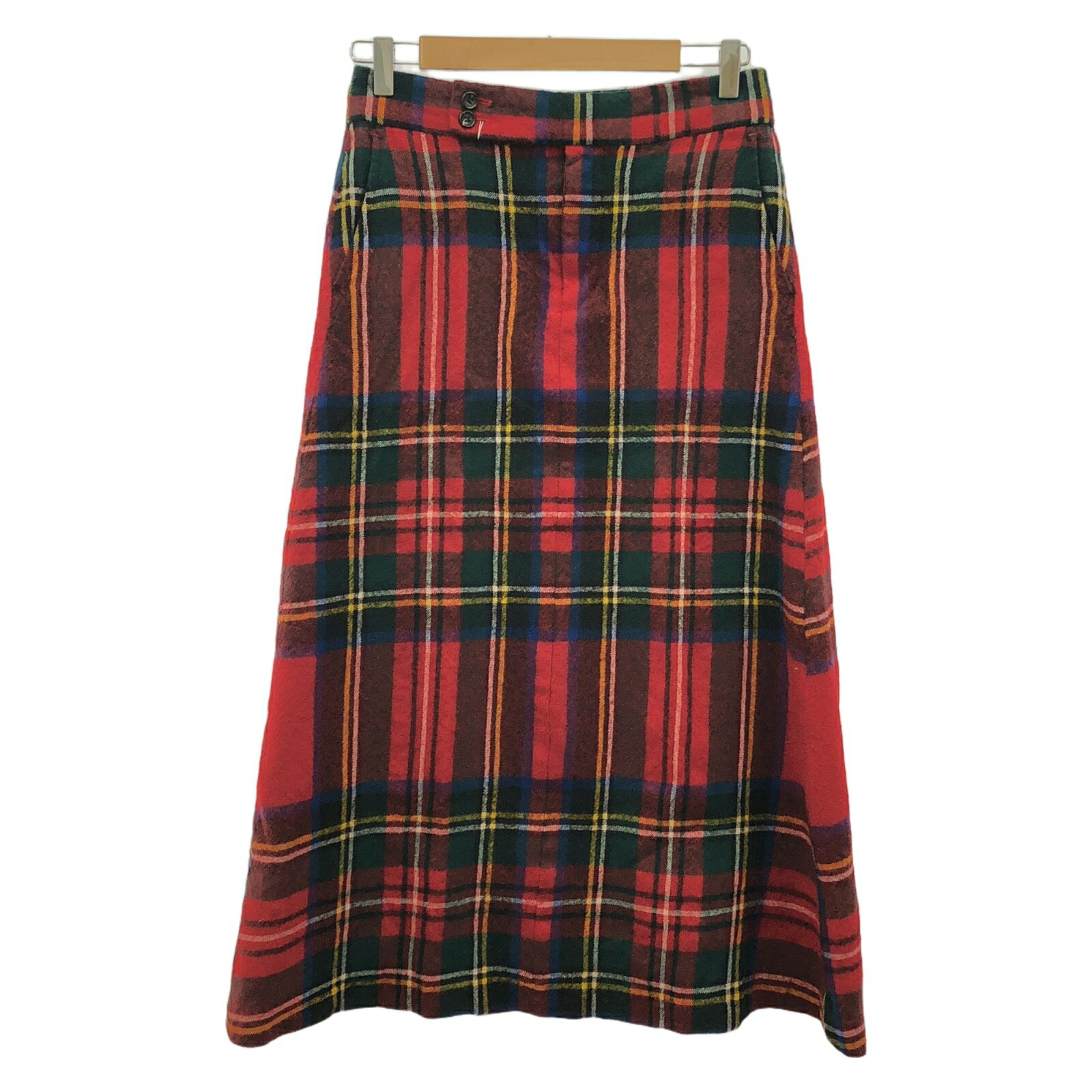 ≪15%OFFクーポン対象≫コムデギャルソン COMME des GARCONS スカート スカート 衣料品 ボトムス ウール レディース レッド系 【中古】