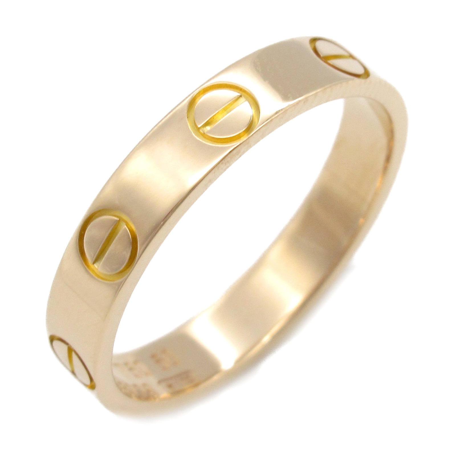 5%OFFޤȤ㤤оݢ䥫ƥ CARTIER ߥ˥֥ 󥰡 奨꡼ K18PGʥԥ󥯥ɡ  ǥ ...