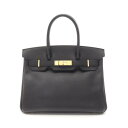 エルメス HERMES バーキン30 ハンドバッグ バッグ ヴォーエプソン ヴォーエプソン レディース ブラック系 041701CC 【中古】