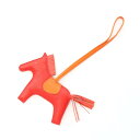 ≪10%OFFクーポン対象≫エルメス HERMES ロデオMM ルージュインディアン フー ローズジャイプール チャーム アクセサリー アニョーミロ アニョーミ...