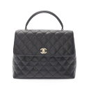 シャネル CHANEL マトラッセ ハンドバッグ バッグ キャビアスキン(グレインドカーフ) レディース ブラック系 A12397 【中古】