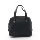 【月末限定×ポイント5倍】グッチ GUCCI GGキャンバス ハンドバッグ バッグ キャンバス レザー レディース ブラック系 124542 【中古】