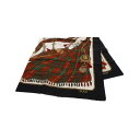 グッチ GUCCI ストール 衣料品 ウール シルク レディース ブラック系 / ホワイト系 / マルチカラー 【中古】