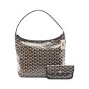 ゴヤール GOYARD ボエム ホーボーバッグ ショルダーバッグ バッグ PVCコーティングキャンバス レザー レディース ブラック系 / ブラウン系 MAE120240 【中古】