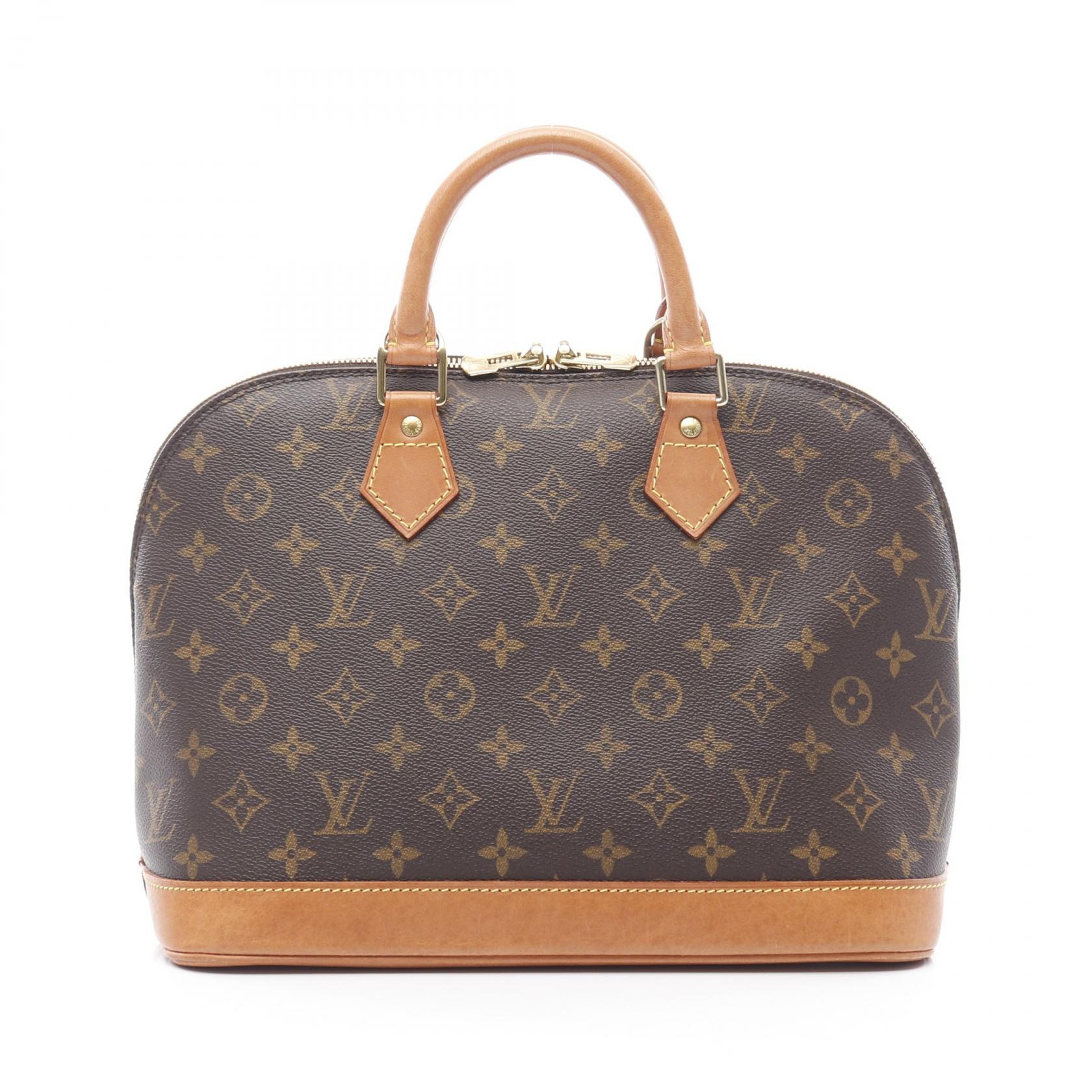 【1千円OFFクーポン対象】ルイ・ヴィトン LOUIS VUITTON アルマPM ハンドバッグ バッグ PVCコーティングキャンバス レザー モノグラム レディース ブラウン系 M51130 【中古】