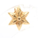 ≪5千円OFFクーポン対象≫クロムハーツ CHROME HEARTS CO STAR スタースタッド ピアス ジュエリー K22YG メンズ ゴールド系 【中古】