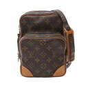 ルイ・ヴィトン LOUIS VUITTON アマゾン ショルダーバッグ バッグ PVCコーティングキャンバス レザー モノグラム レディース ブラウン系 M45236 【中古】