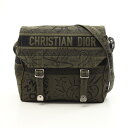 ≪5千円OFFクーポン対象≫ディオール Dior ディオールキャンプ ショルダーバッグ バッグ キャンバス レディース カーキ系 【中古】