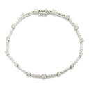 ジュエリー JEWELRY ダイヤモンド ブレスレット ブレスレット アクセサリー K18WG(ホワイトゴールド) ダイヤモンド メンズ レディース クリア系 ダイヤ 15.2g 【中古】