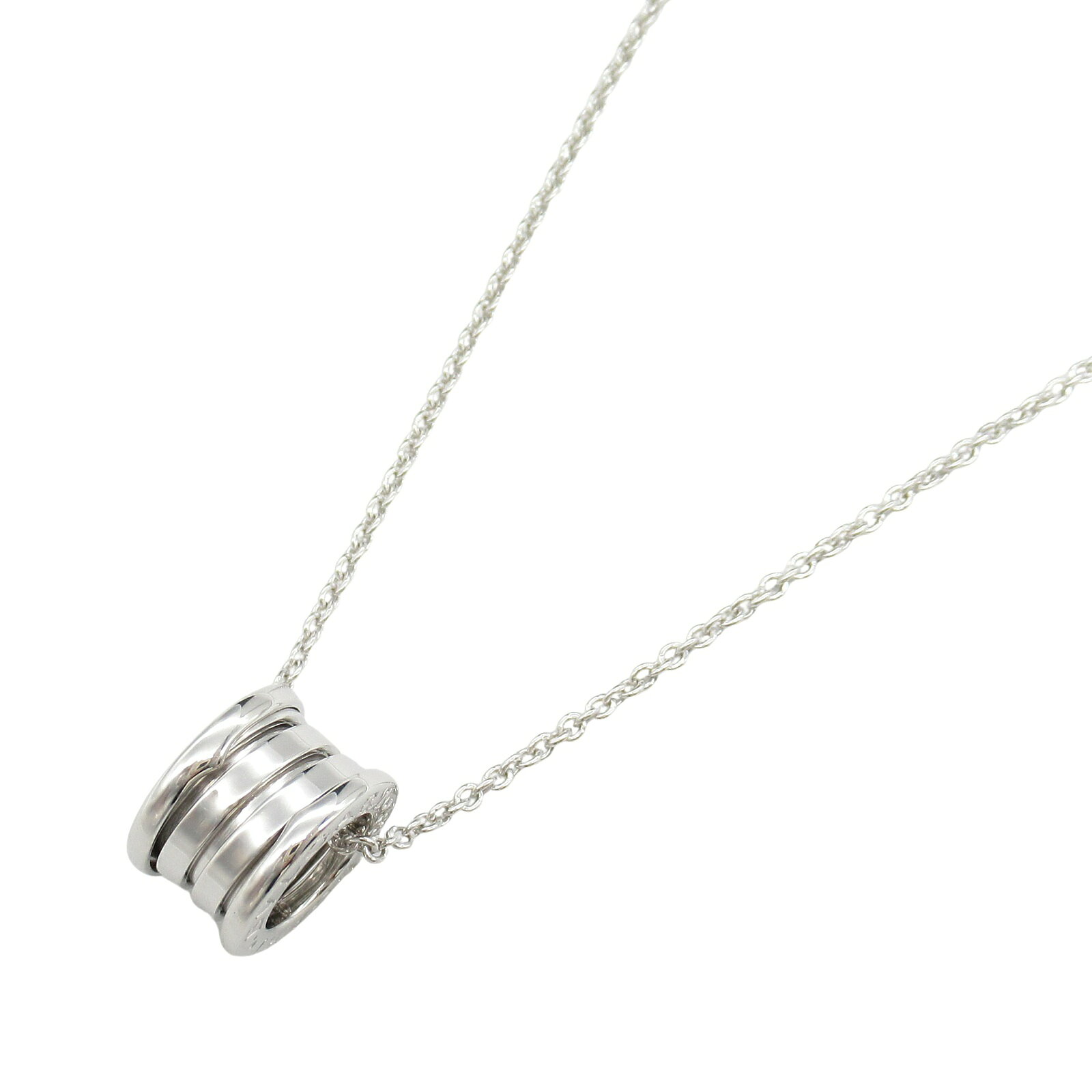 ≪全品5%OFF&まとめ買い対象≫ブルガリ BVLGARI B-zero1 ビーゼロワン ネックレス ネックレス ジュエリー K18WG(ホワイトゴールド) メ...