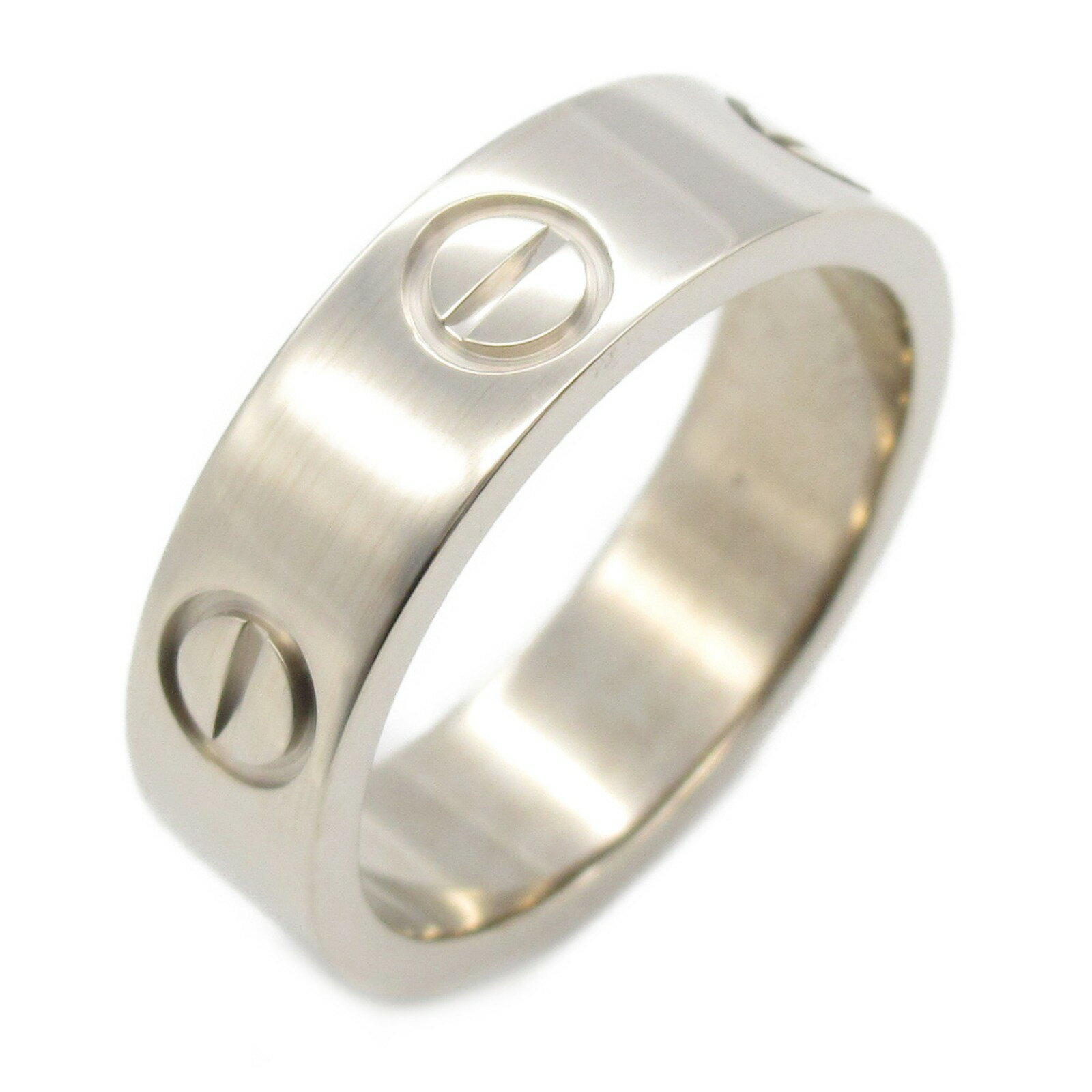 ≪全品5%OFF&まとめ買い対象≫カルティエ CARTIER ラブリング リング・指輪 ジュエリー K18WG(ホワイトゴールド) メンズ レディース シルバー...