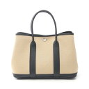 ≪5%OFFクーポン対象≫エルメス HERMES ガーデンパーティTPM トートバッグ バッグ キャンバス レザー トワルオフィシエ / ネゴンダ トワルオフィ...