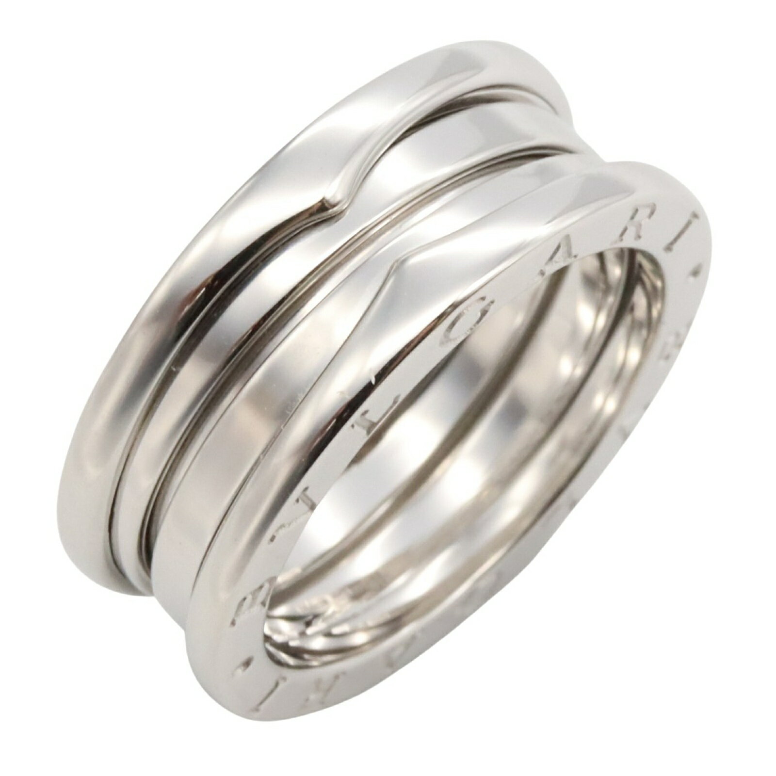 ≪全品5%OFF&まとめ買い対象≫ブルガリ BVLGARI B-zero1 ビーゼロワン リング 3バンド リング・指輪 ジュエリー K18WG(ホワイトゴール...