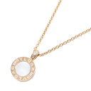 ≪3万円OFFクーポン対象≫ブルガリ BVLGARI ブルガリブルガリ オニキス マザーオブパール ダイヤ ネックレス ジュエリー K18PG(ピンクゴールド)...