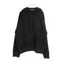 ルイ・ヴィトン LOUIS VUITTON モノグラム グラフィック ジャガード フーディ パーカー 衣料品 トップス ウール メンズ ブラック系 RM251M SDL HSN83W 【中古】