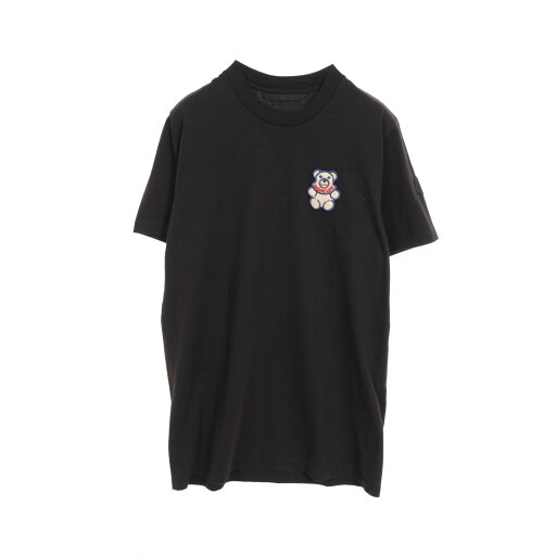 モンクレール MONCLER テディベア ワッペン カットソー 衣料品 トップス コットン メンズ ブラック系 8C00037 【中古】 モンクレール MONCLER テディベア ワッペン カットソー 衣料品 トップス コットン メンズ ブラック系 8C00037 【中古】