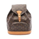 ルイ・ヴィトン LOUIS VUITTON モンスリMM モノグラム リュックサック バックパック バッグ PVCコーティングキャンバス レザー レディース ブ...