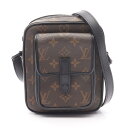 【全品5%OFFクーポン】ルイ・ヴィトン LOUIS VUITTON クリストファー ウエアラブル ウォレット モノグラムマカサー ショルダーバッグ バッグ PVCコーティングキャンバス レザー メンズ ブラウン系 / ブラック系 M69404 【中古】