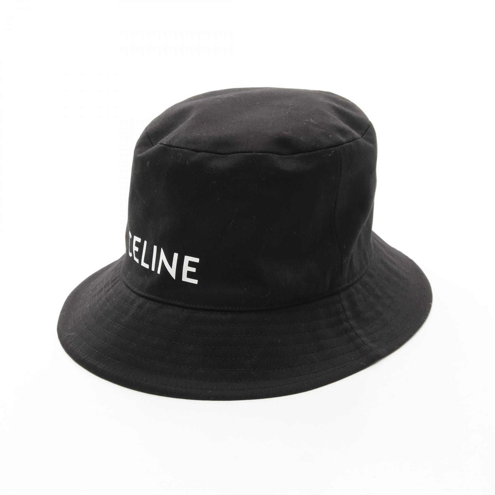 【Celine】ロゴプリント デニム バケットハット ブラック・中古 楽天市場】中古 celine(メンズ帽子|帽子):バッグ・小物